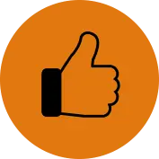 icon of thumbs up